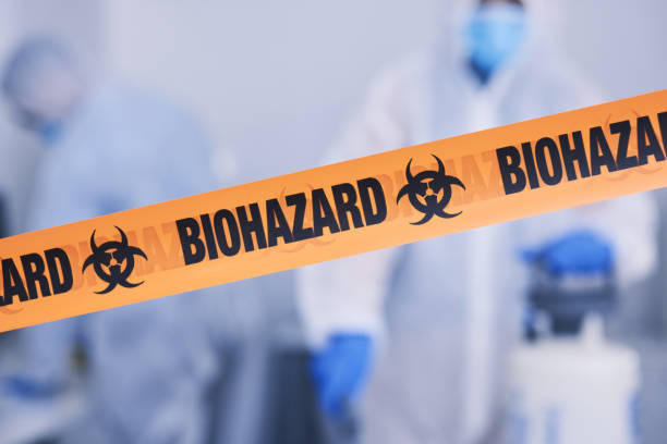 Professional Biohazard Cleanup technician working in Lisbon, NH